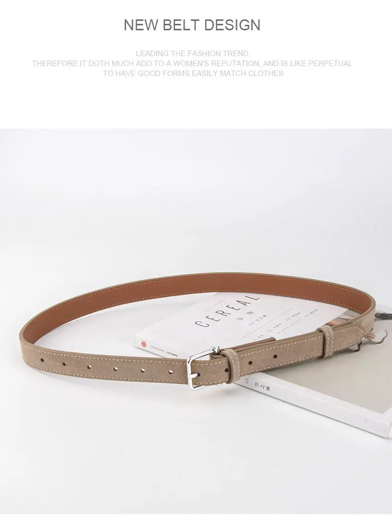 Frosted Pin Buckle Belt for Women — feature 15