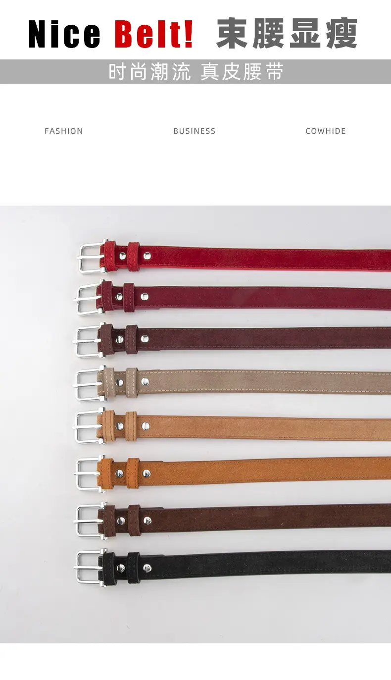 Frosted Pin Buckle Belt for Women — feature 3