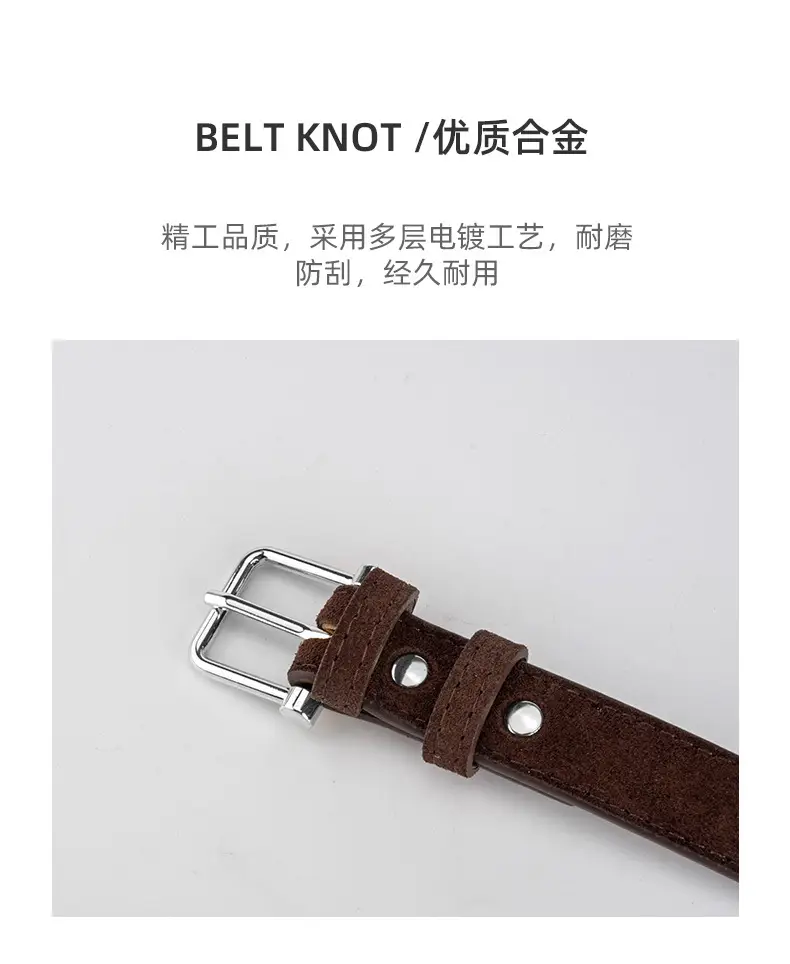 Frosted Pin Buckle Belt for Women — feature 6