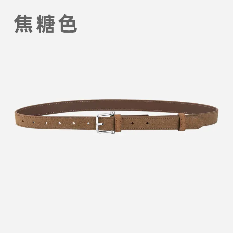 Frosted Pin Buckle Belt for Women - Image 3