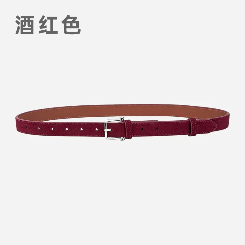 Frosted Pin Buckle Belt for Women - Image 4