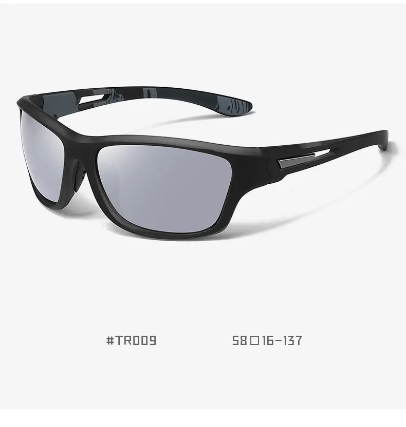 Men's Black Carbon Fiber Riding Glasses with Polarized Lens — feature 18