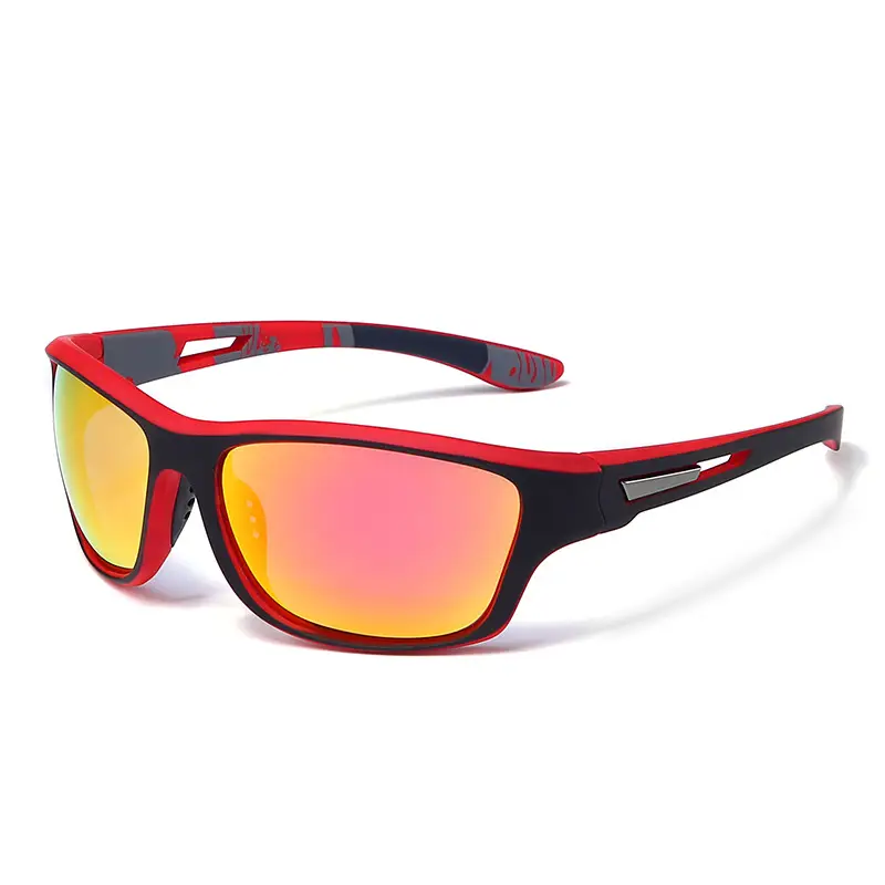 Men's Black Carbon Fiber Riding Glasses with Polarized Lens - Image 5