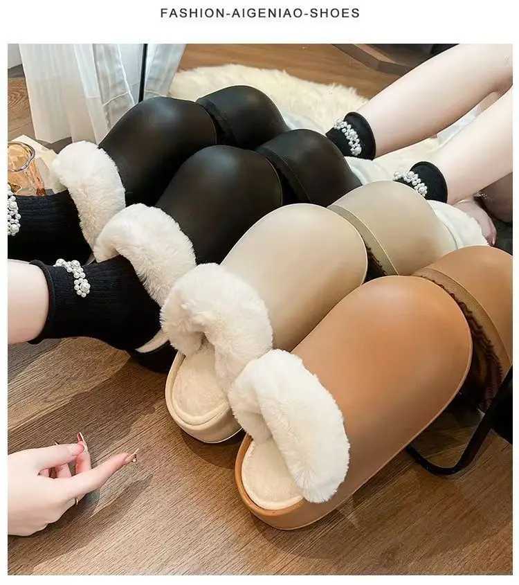 2024 Cotton Mao Slippers Women Winter Warm Non-Slip — feature 2