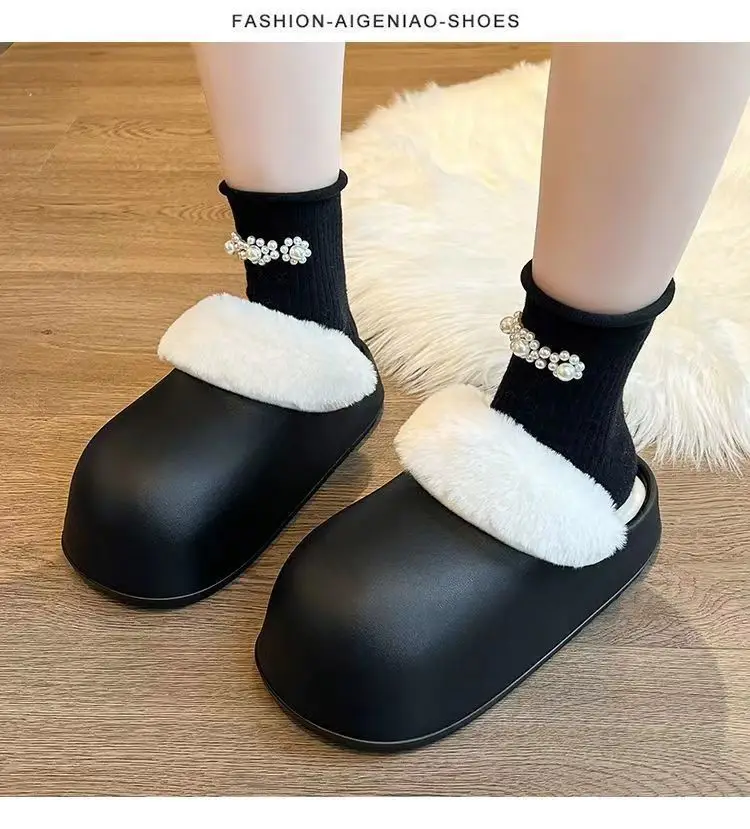 2024 Cotton Mao Slippers Women Winter Warm Non-Slip — feature 6