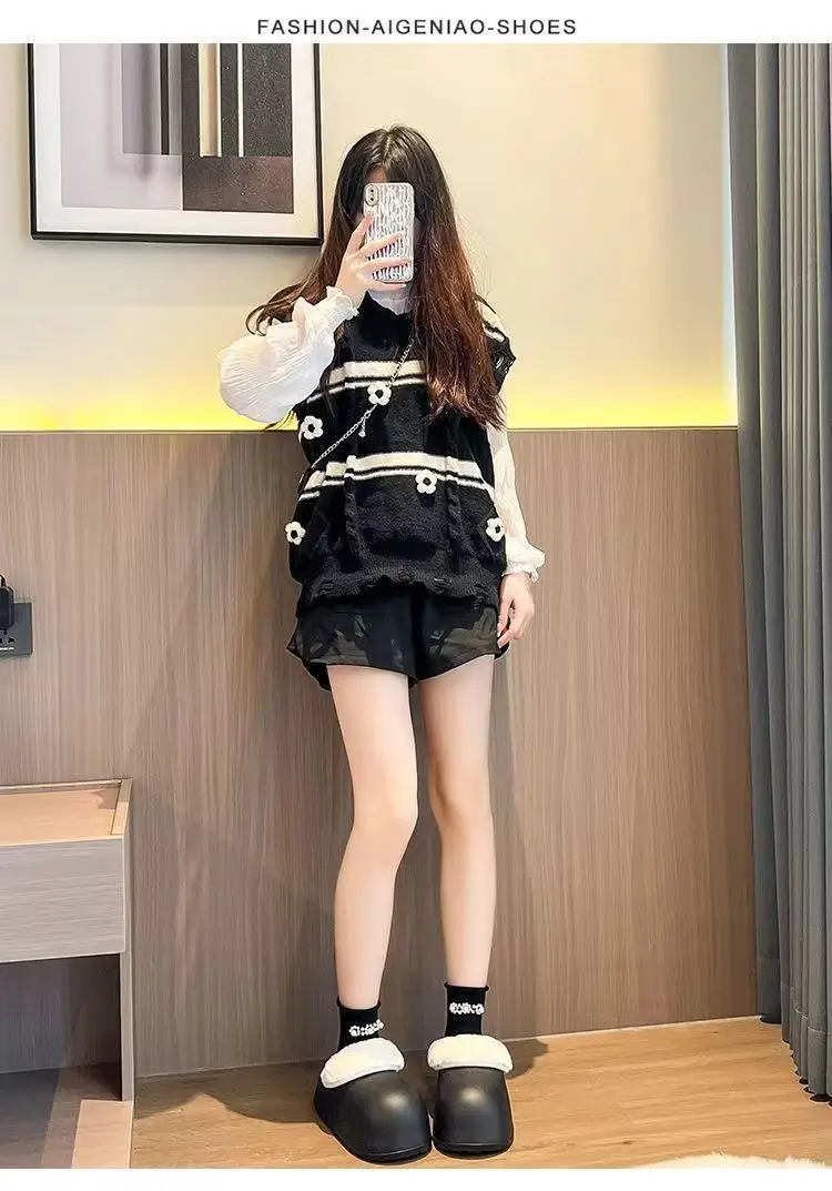 2024 Cotton Mao Slippers Women Winter Warm Non-Slip — feature 7