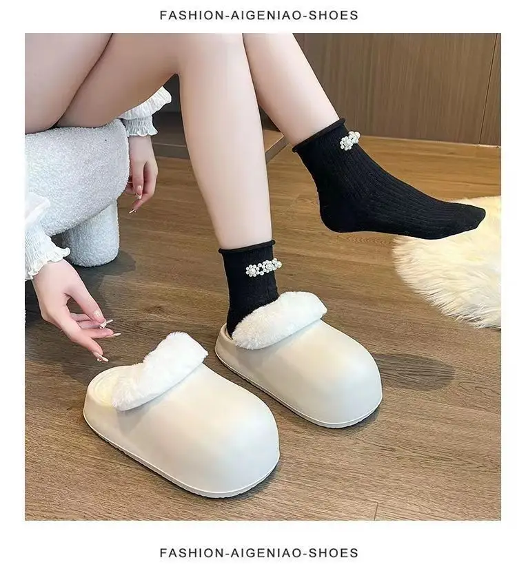 2024 Cotton Mao Slippers Women Winter Warm Non-Slip — feature 8