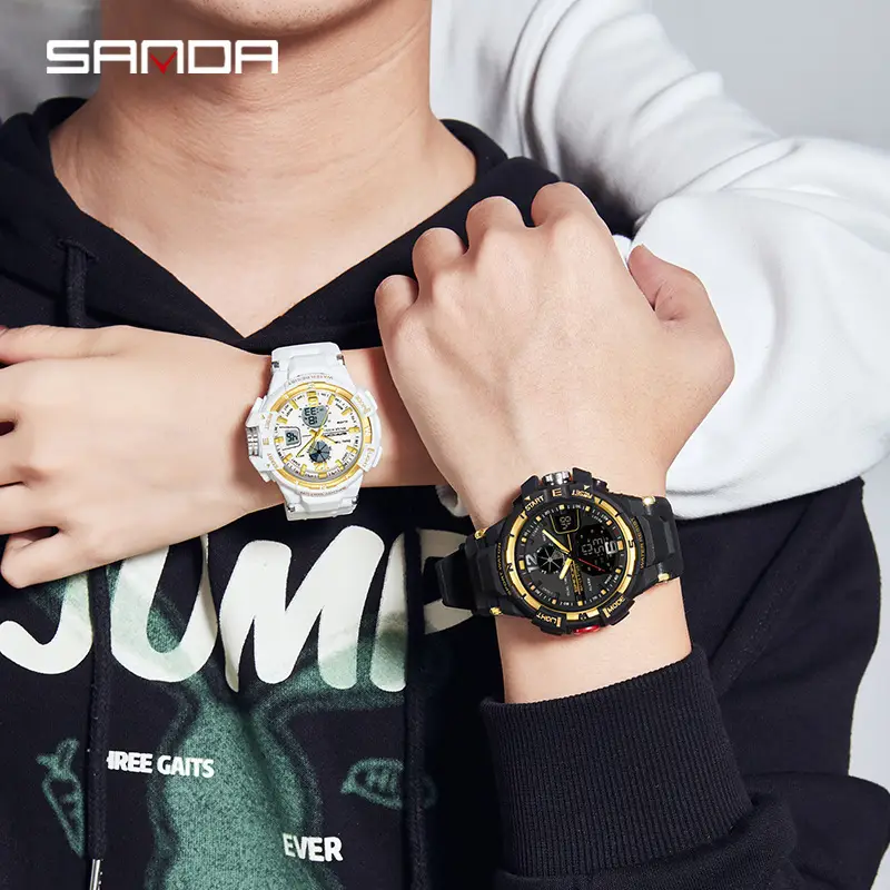 Sanda Multi-Function Digital Watch for Men Women Waterproof - Image 15