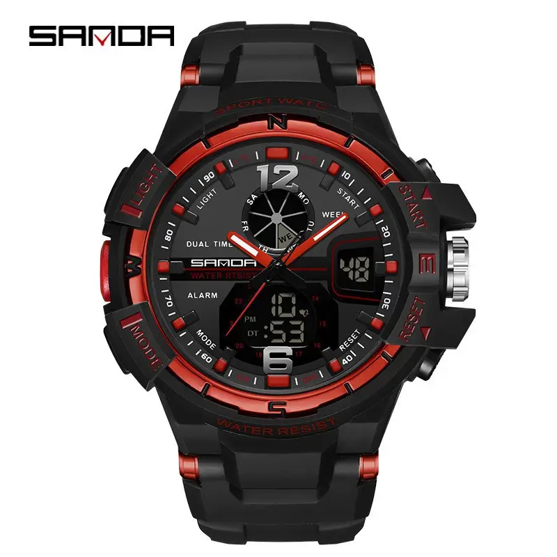 Sanda Multi-Function Digital Watch for Men Women Waterproof - Image 4