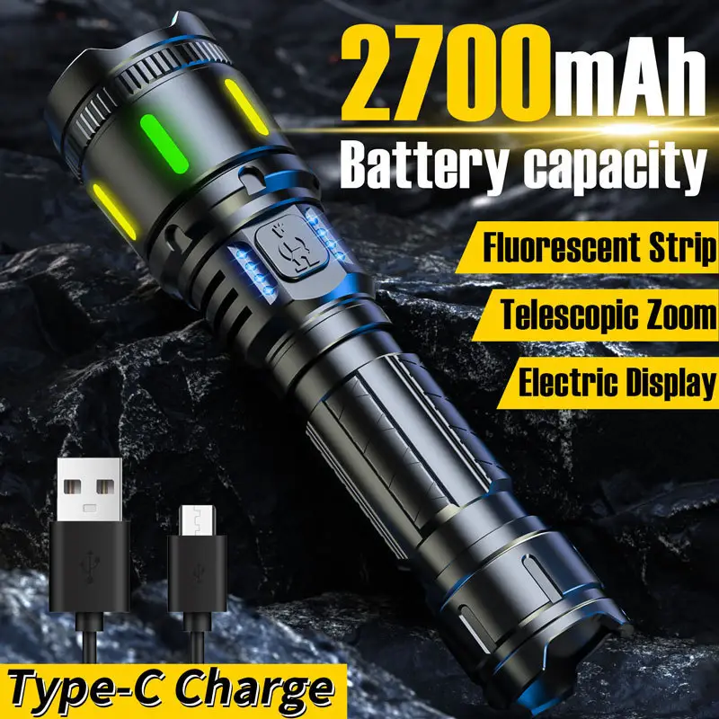 Super Bright Flashlight with Long Range & Charging Port - Image 9