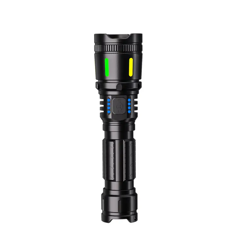 Super Bright Flashlight with Long Range & Charging Port β feature 1