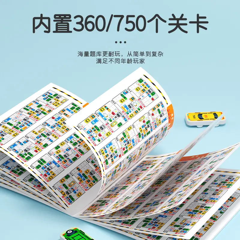 Cartoon Car Moving Puzzle Magnetic Sliding Number for Kids - Image 4