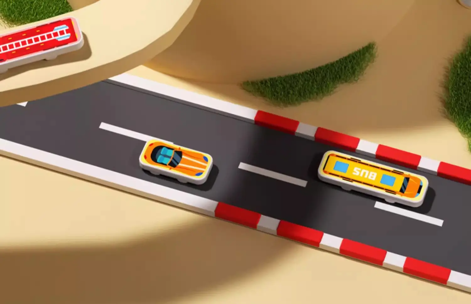 Cartoon Car Moving Puzzle Magnetic Sliding Number for Kids — feature 3