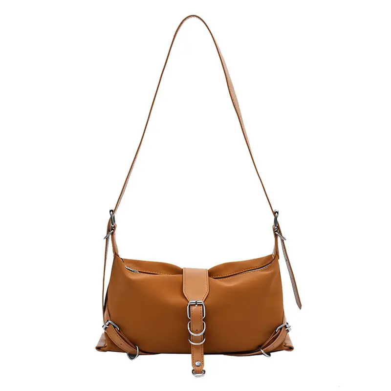 Women's 2024 Winter Belt Tote Bag Solid Color - Image 2