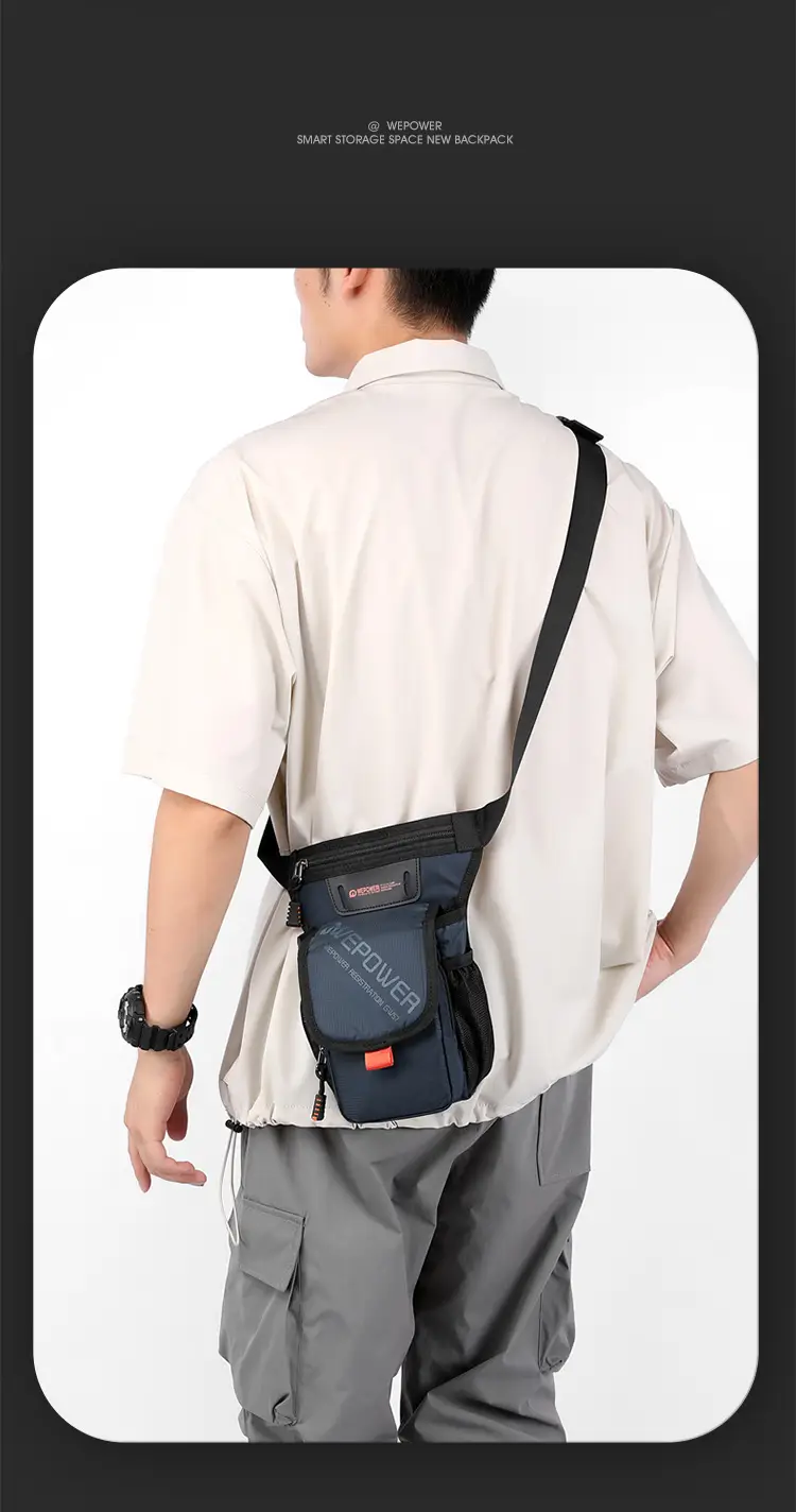 Men's Multifunctional Hiking Shoulder Bag with Mobile Phone & Sunglass Holder — feature 15