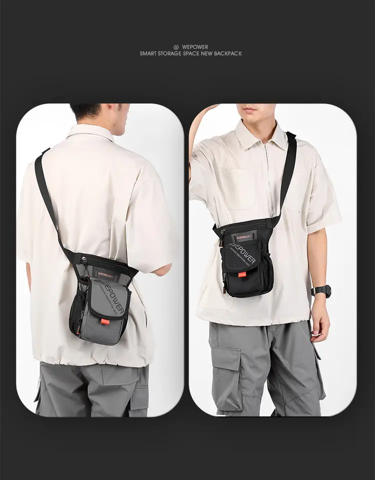Men's Multifunctional Hiking Shoulder Bag with Mobile Phone & Sunglass Holder — feature 16