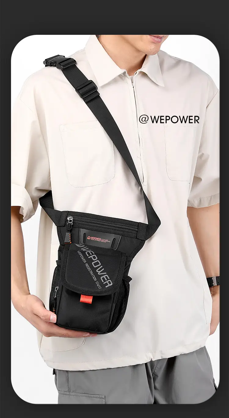 Men's Multifunctional Hiking Shoulder Bag with Mobile Phone & Sunglass Holder — feature 4