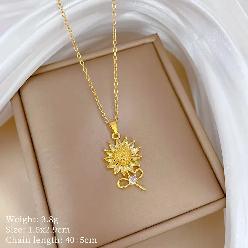 Cute Cherry Design Gold Necklace for Women β feature 14