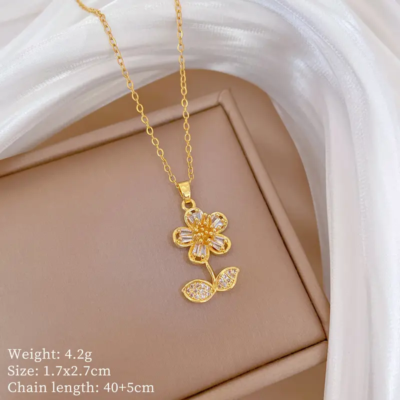 Cute Cherry Design Gold Necklace for Women β feature 33