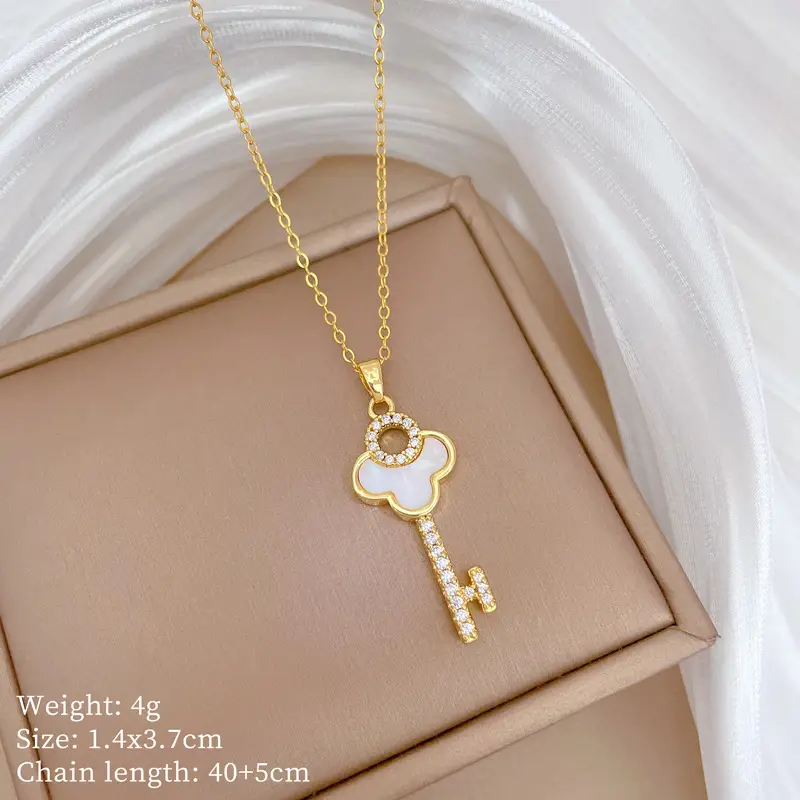 Cute Cherry Design Gold Necklace for Women β feature 9