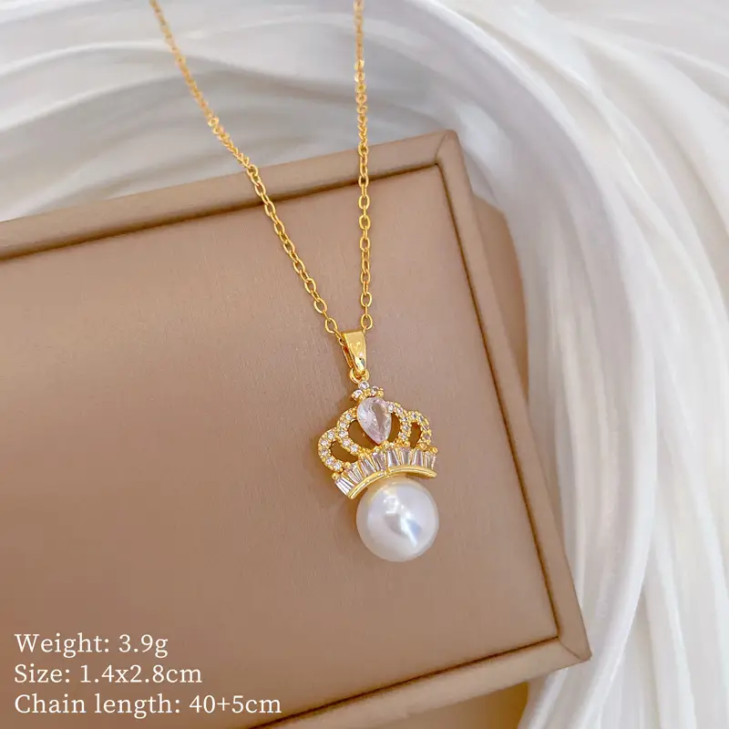 Cute Cherry Design Gold Necklace for Women