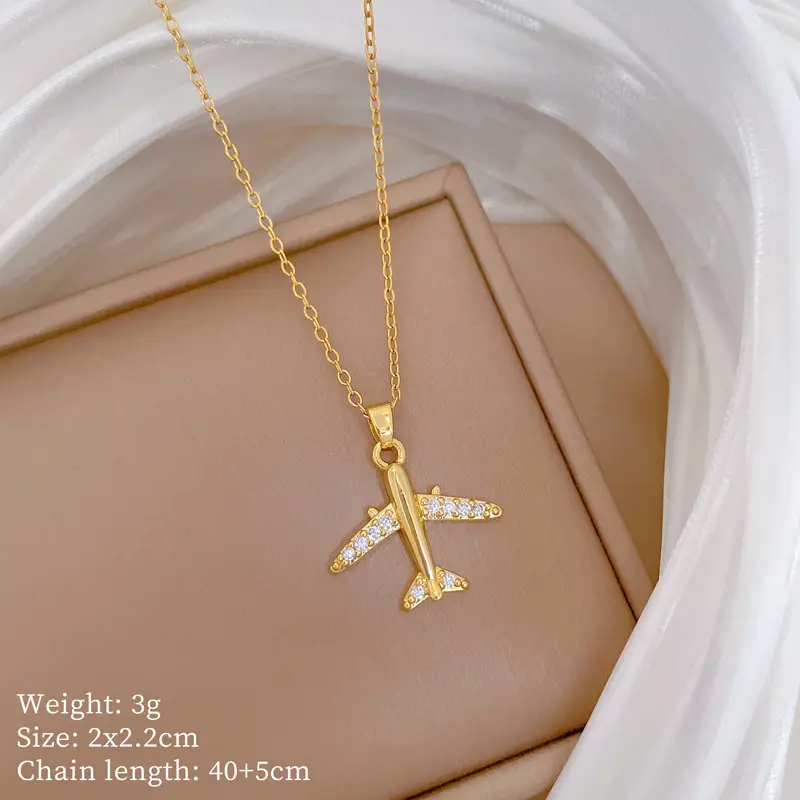 Cute Cherry Design Gold Necklace for Women - Image 10