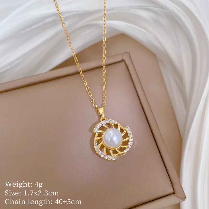 Cute Cherry Design Gold Necklace for Women - Image 23