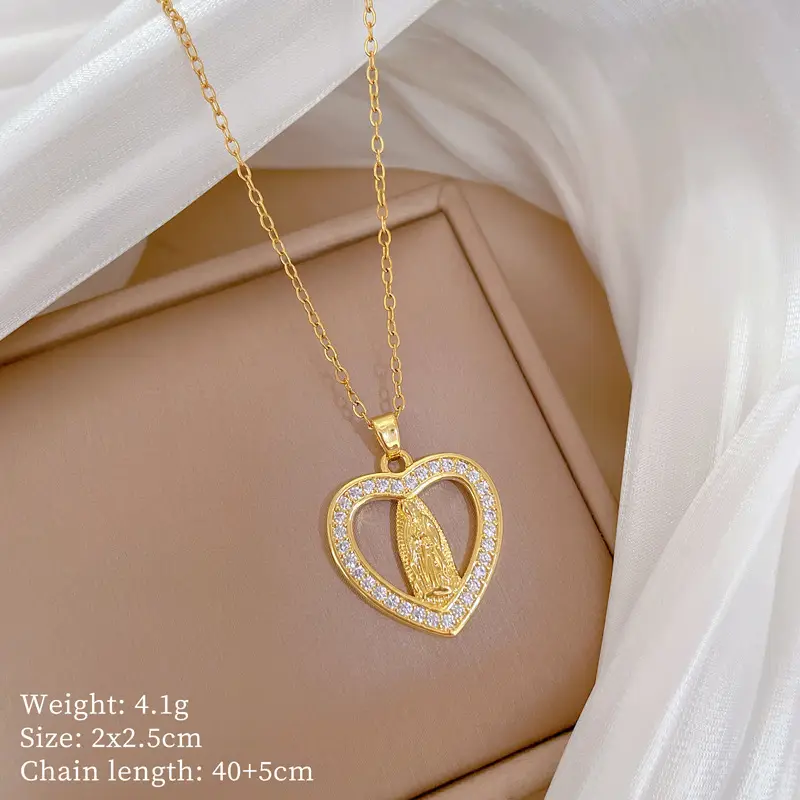 Cute Cherry Design Gold Necklace for Women - Image 34