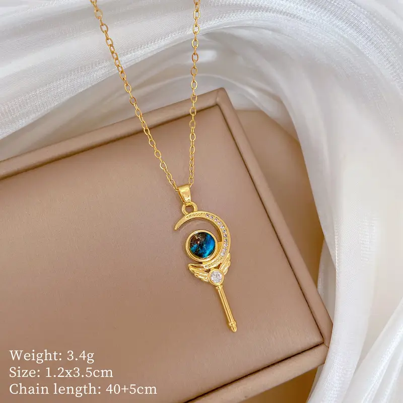 Cute Cherry Design Gold Necklace for Women - Image 40