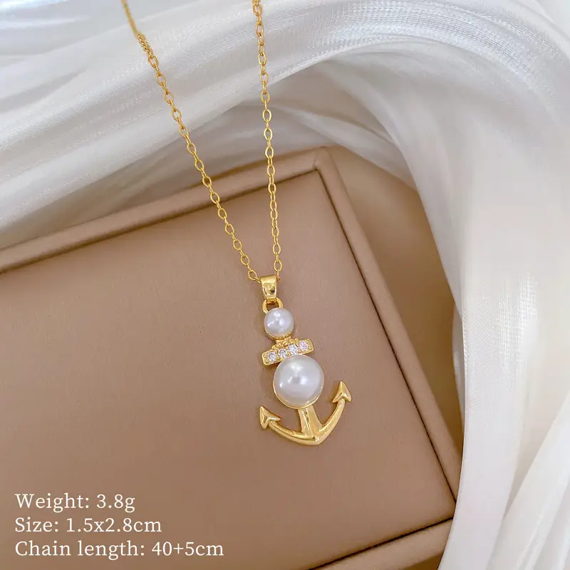 Cute Cherry Design Gold Necklace for Women - Image 41