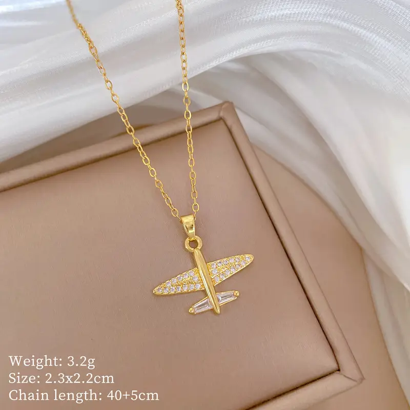 Cute Cherry Design Gold Necklace for Women - Image 44