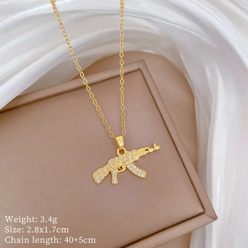 Cute Cherry Design Gold Necklace for Women - Image 45