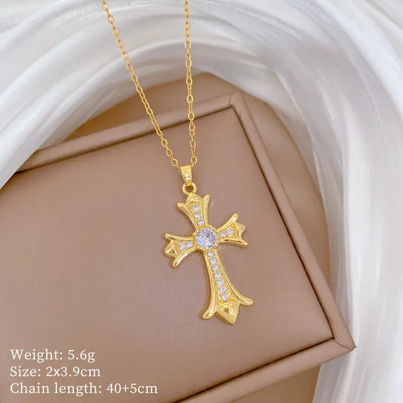 Cute Cherry Design Gold Necklace for Women - Image 47