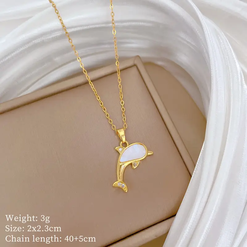Cute Cherry Design Gold Necklace for Women - Image 51