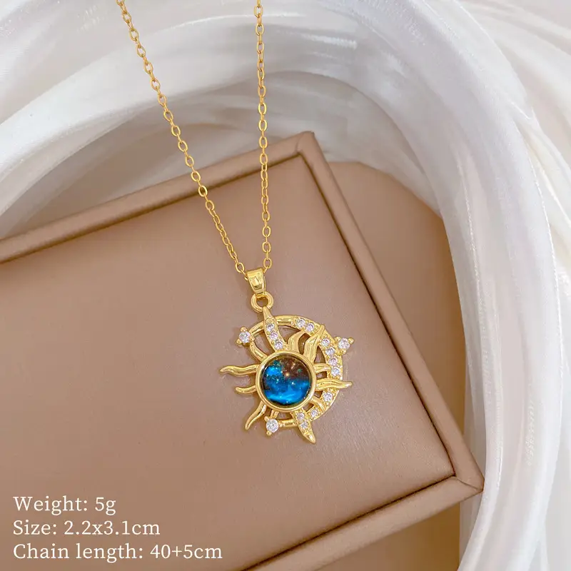 Cute Cherry Design Gold Necklace for Women - Image 6