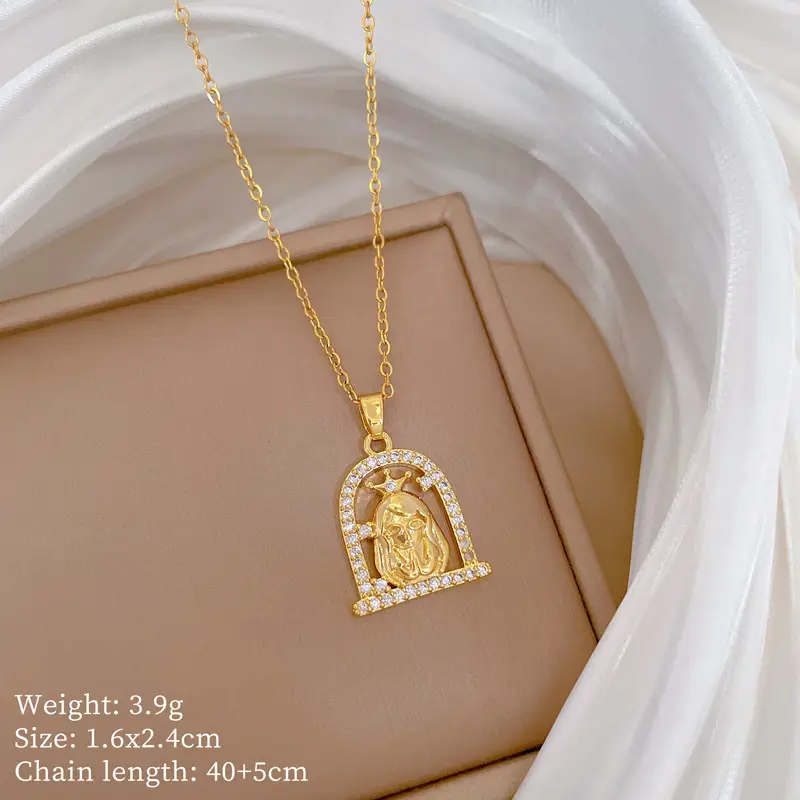 Cute Cherry Design Gold Necklace for Women - Image 7