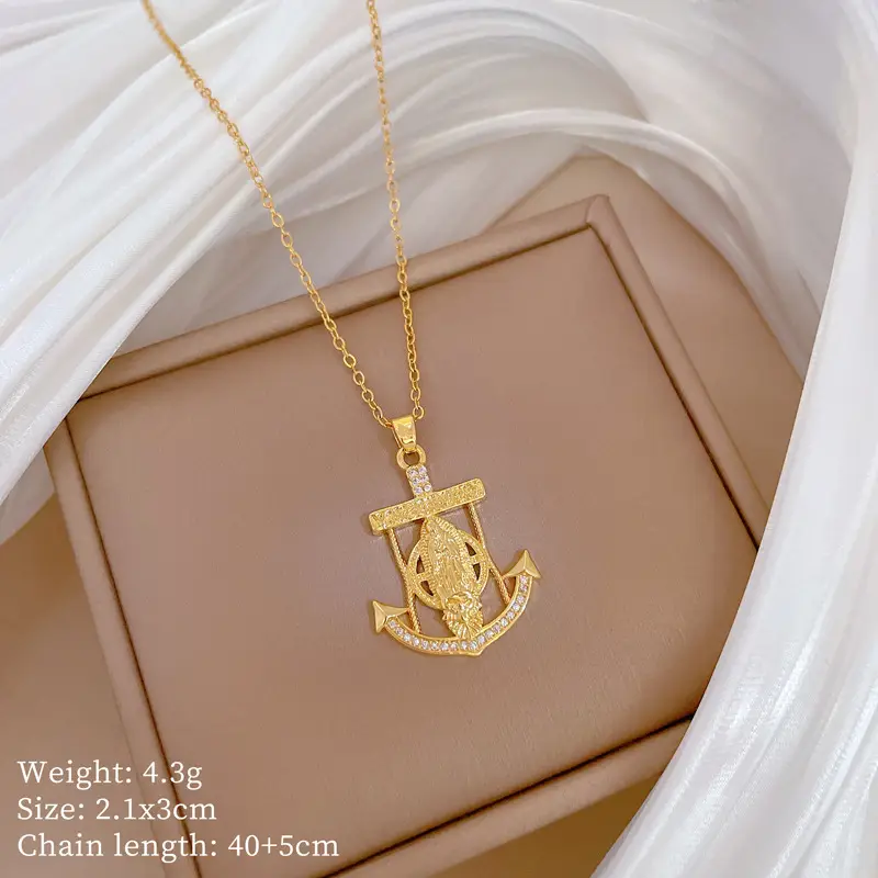Cute Cherry Design Gold Necklace for Women - Image 9