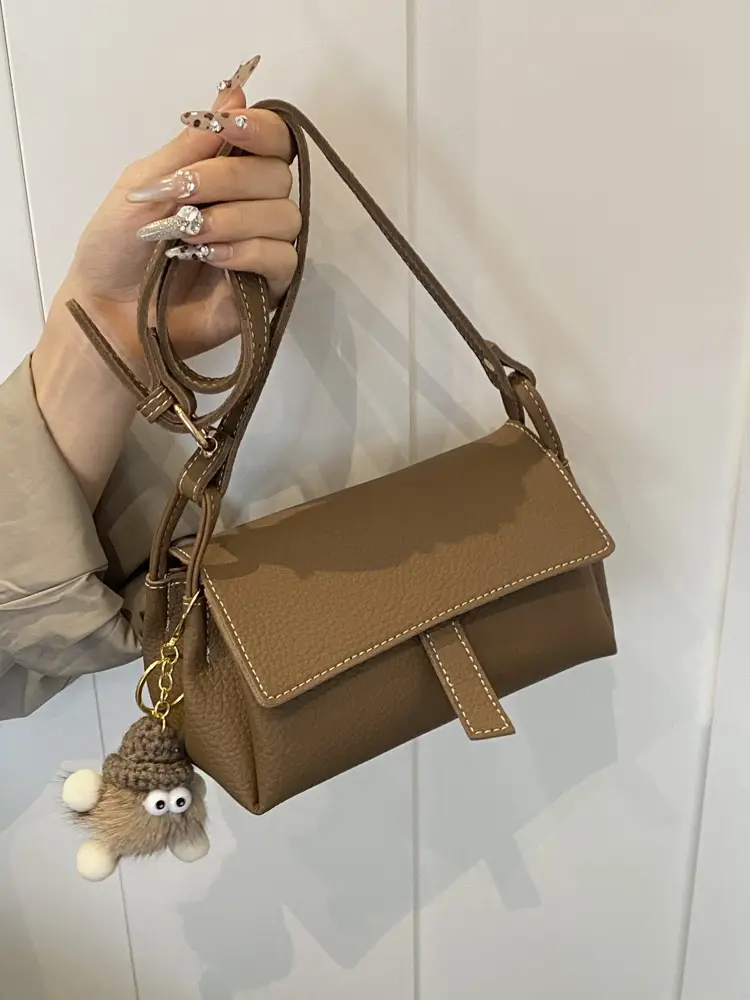 Brown Leather Shoulder Bag for Women 2024 - Image 6