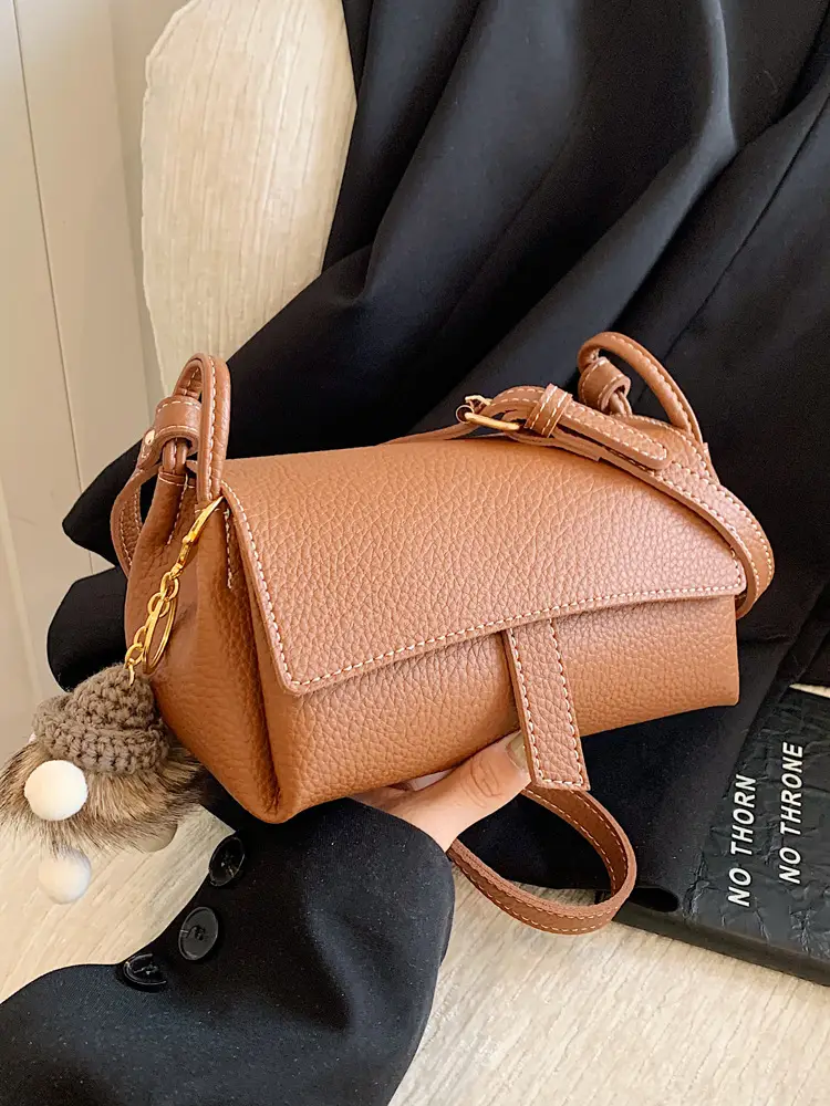 Brown Leather Shoulder Bag for Women 2024 - Image 9