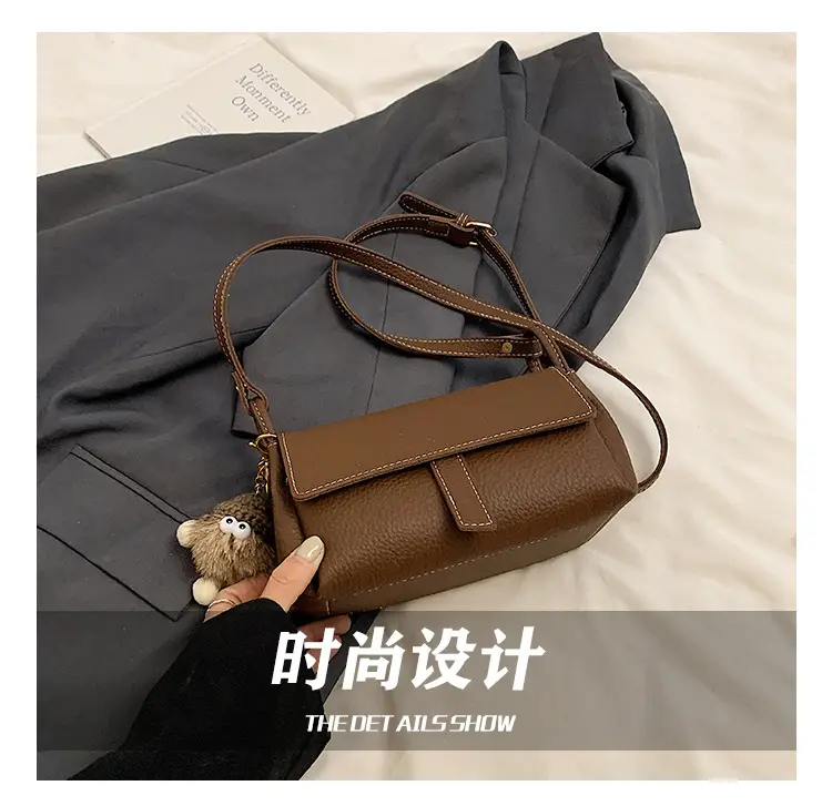 Brown Leather Shoulder Bag for Women 2024 — feature 7