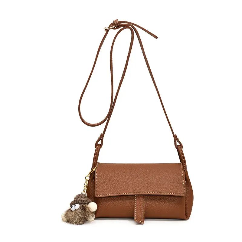 Brown Leather Shoulder Bag for Women 2024 - Image 3