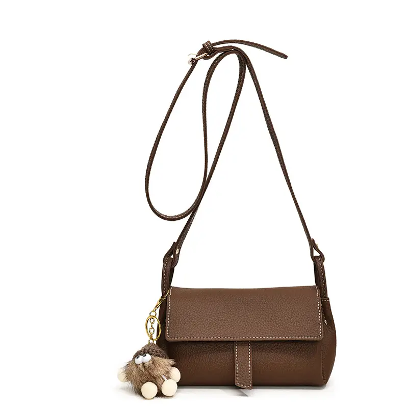 Brown Leather Shoulder Bag for Women 2024 - Image 4
