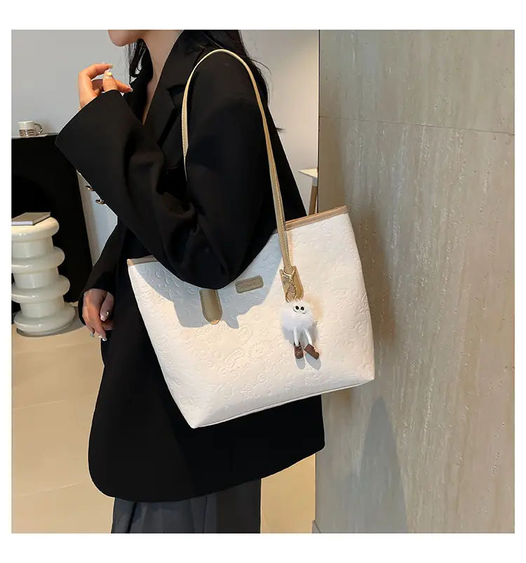 Pink Embroidered Shoulder Bag for Women — feature 15