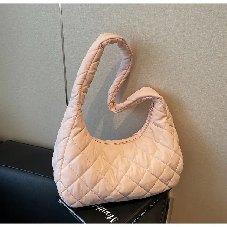 Nylon Quilted Clouds Bag Large Capacity Women — feature 20