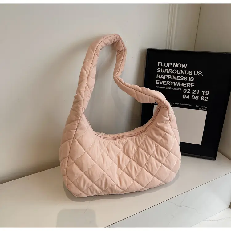 Nylon Quilted Clouds Bag Large Capacity Women — feature 23