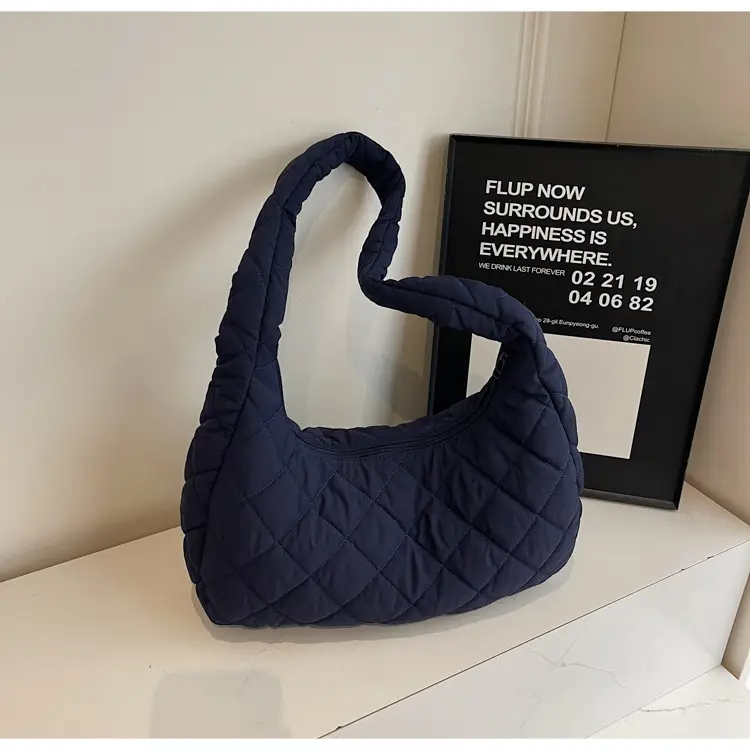 Nylon Quilted Clouds Bag Large Capacity Women — feature 26