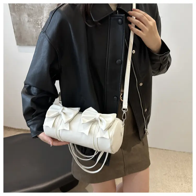 Silver Bow Crossbody Bag for Women Winter 2024 — feature 12