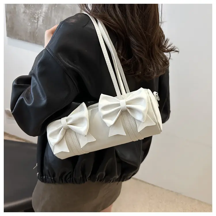 Silver Bow Crossbody Bag for Women Winter 2024 — feature 13