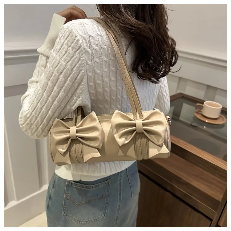 Silver Bow Crossbody Bag for Women Winter 2024 — feature 15
