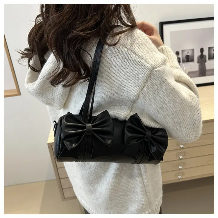 Silver Bow Crossbody Bag for Women Winter 2024 — feature 17
